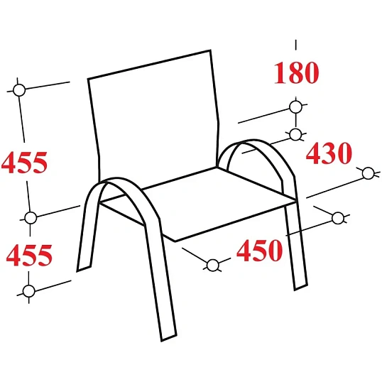 Конференц-кресло UA_EChair SAMBA Chrome к/з черный/к/з (V-4)