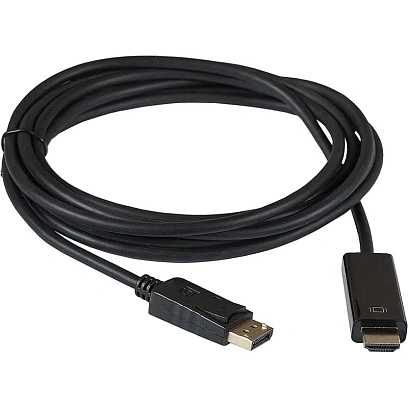 Кабель DP-HDMI ExeGate EX-CC-DP-HDMI-1.8 (20M/19M, 1,8м, экран) EX284915RUS