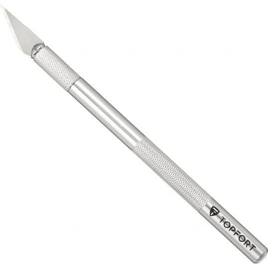 Набор для вырезания TOPFORT A5, нож макет, нож 9 мм, линейка, лезвия