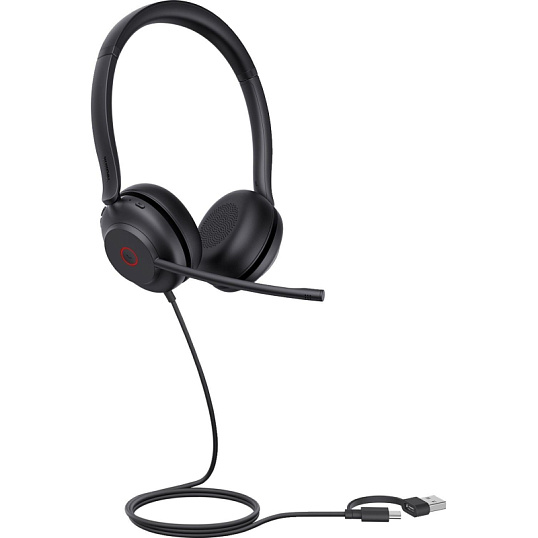 Гарнитура Yealink UH35 dual UC USB-C/A, головная