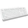 Набор клавиатура+мышь A4Tech Fstyler F1010 клав:бел/сер мышь:бел/сер USB