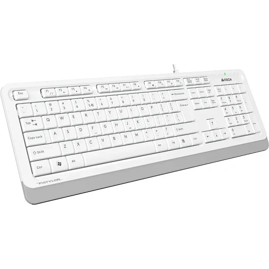 Набор клавиатура+мышь A4Tech Fstyler F1010 клав:бел/сер мышь:бел/сер USB