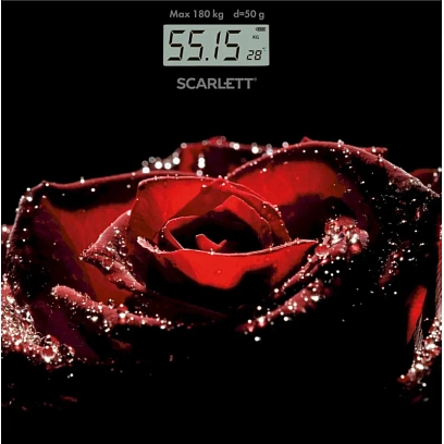 Весы Scarlett SC-BS33E028,напольные электронные,max. 180 кг, черный