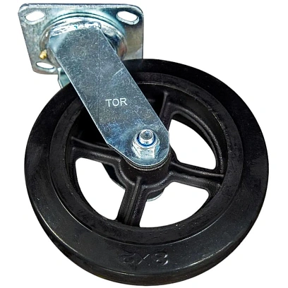 Колесо большегрузное поворотное SCd 80 200мм обрезин (N) 1024158