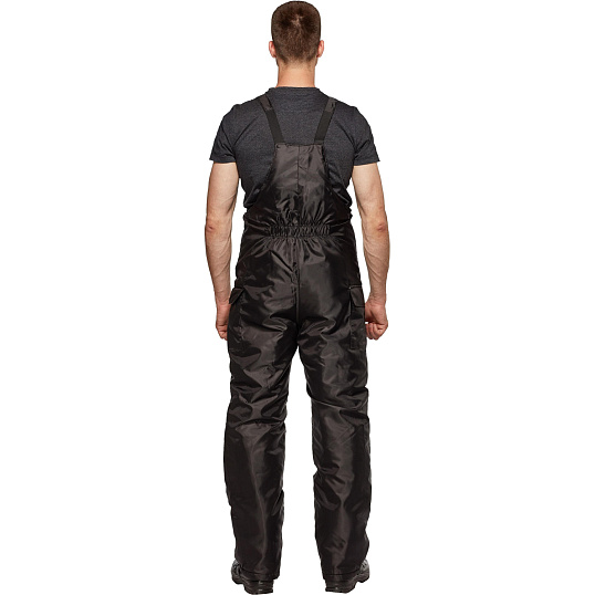 Костюм зимний Охранника с п/к черный (р.52-54) 170-176