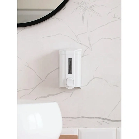 Дозатор для жидкого мыла Luscan Professional 500мл белый пластик