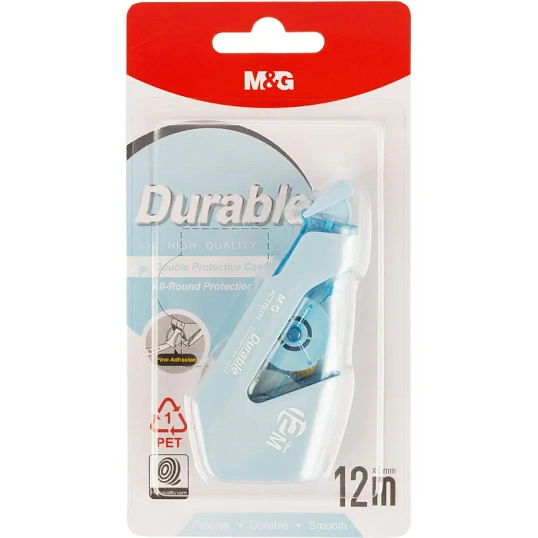 Корректирующая лента M&G 5ммx12м,корп из полистирола,цв в асс,блистACT76371