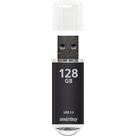 Флеш-память Smartbuy UFD 3.0/3.1 128GB V-Cut Black (SB128GBVC-K3)