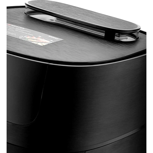 Аэрогриль BRAYER 2042BR, 1800Вт,8л,t.200С,съем.реш,тайм,LCD-дисп,8 пр, пар