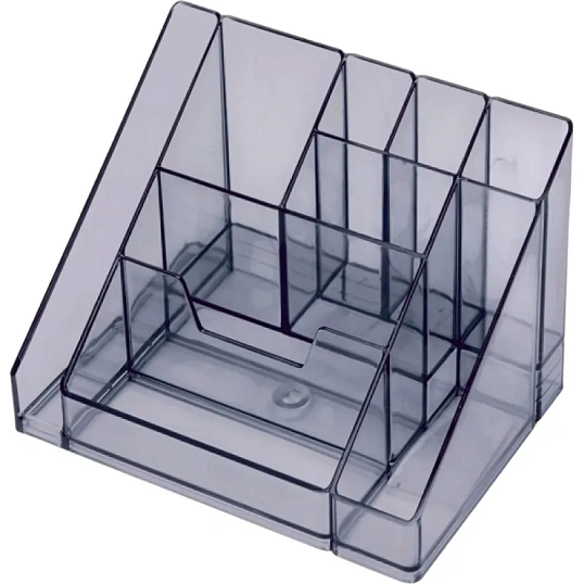 Подставка-органайзер для канц.мелочей Attache Каскад 9 отд.тон.Серый/черый