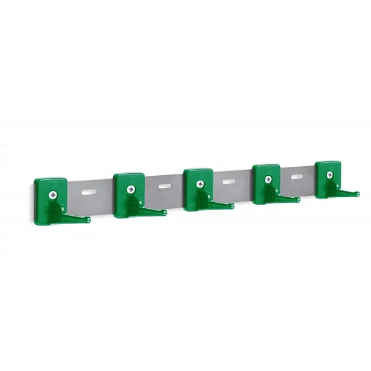 Держатель настенный HACCPER Control Point для 5 предмет нерж сталь зеленый