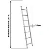 Лестница Алюмет алюминиевая односекционная приставная 1x7 5107