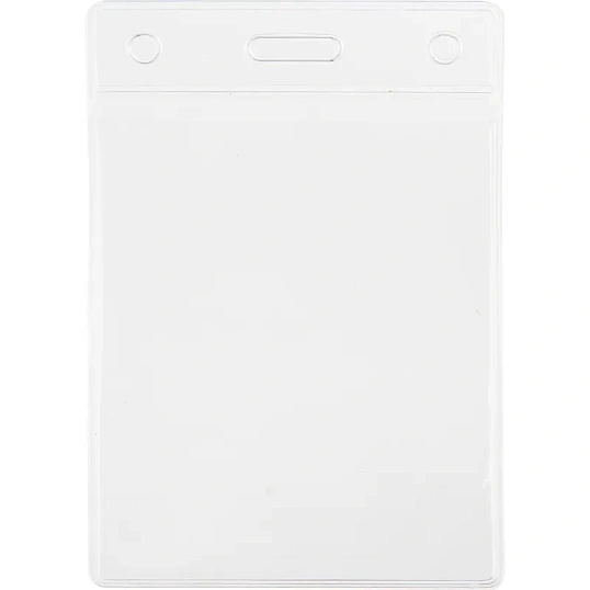 Бейдж Attache Economy 138x96 150мкм,шнурок 45см син, вкладыш 120x90 5шт/уп