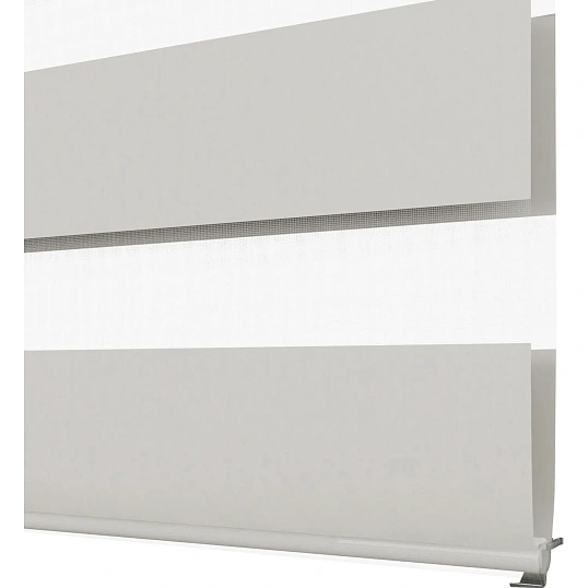 Рулонная штора Комус Мебель Angora 538603 V1 день/ночь, 50х160, белый