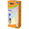 Ручка шариковая неавтомат. BIC Cristal Pastel, 1.0мм, синий, в асс, 302550