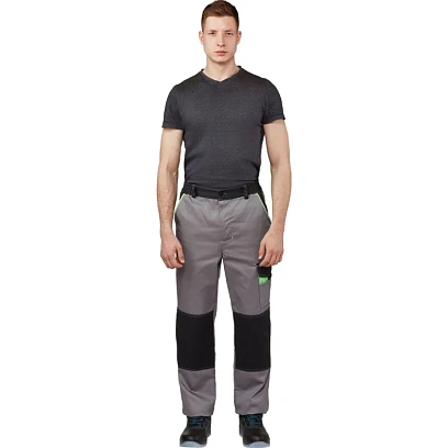 Брюки летние муж. л27-БР св-сер/сер 48-50/182-188