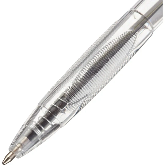 Ручка шариковая автомат. Attache Economy прозр.корп,0,7мм синий