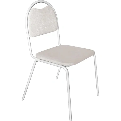 Стул ZM_медицинский М11 и/к белый, каркас белый