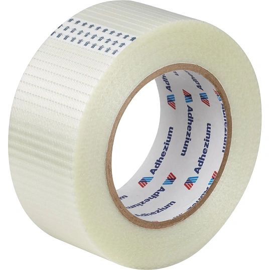 Клейкая лента армированная Adhezium SR 1140, 50ммx50м,  прозрачная