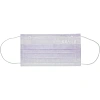 Маска медицинская 3-х сл., резинка, лиловый, Sense, картон 50шт/уп