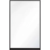 Зеркало KD_настенное Глассвальд-8 (500х10х807) зеркало/металл черный