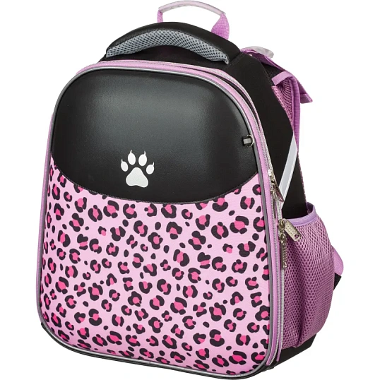 Ранец Комус Класс LEO сиреневый,Basic, 2 отд., эргоном. Спинка