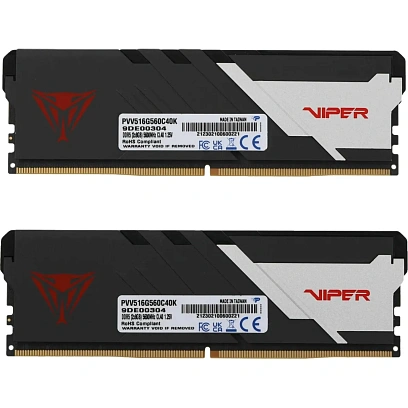 Модуль памяти Patriot Viper DDR5 DIMM 16Gb(2x8Gb) 5600Мгц(PVV516G560C40K) 