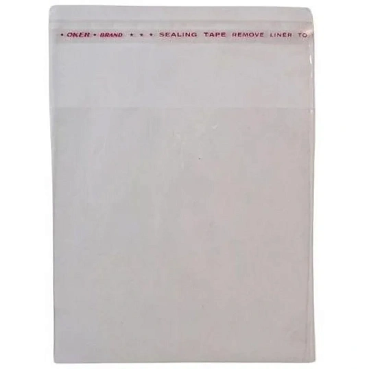 Пакет ПП 15x15+4  с клеевым клапаном 20мкм 100 шт/уп