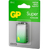 Батарейка GP Super 6LR61/Крона 9V/1604A 1604A-5CR1/1604AA21-5CRSBC1 бл/1
