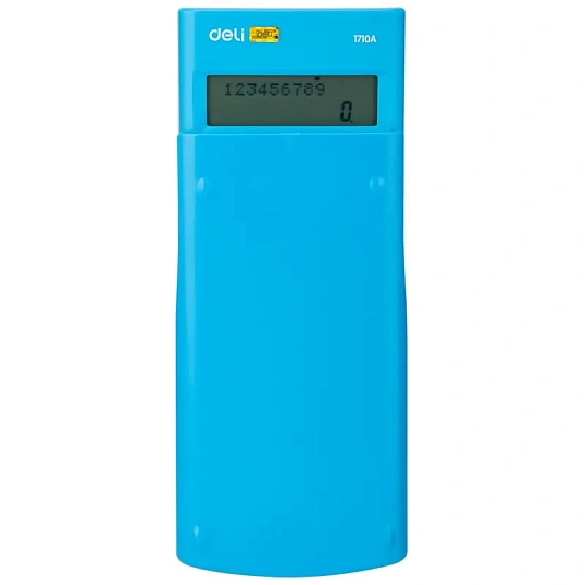 Калькулятор научный (ЕГЭ) Deli E1710A,10-р,2 стр,240 ф.,бат.,162х84мм,син