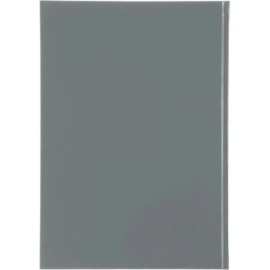 Книга учета Attache А4 96л в клетку блок офсет, бумвинил серый