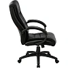 Кресло BN_Dp_EChair-648 TPU кожзам черный, пластик черный