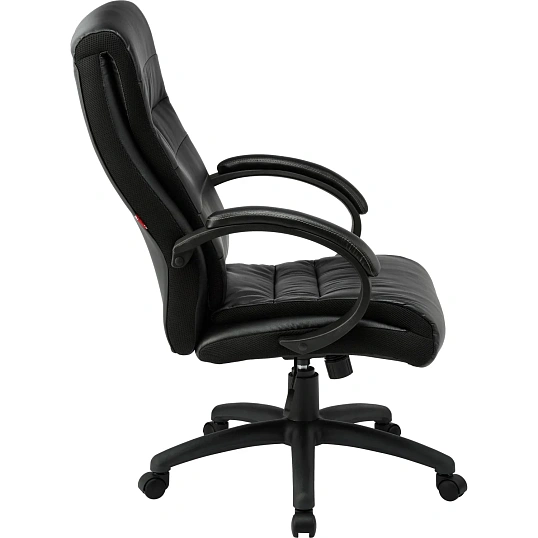 Кресло BN_Dp_EChair-648 TPU кожзам черный, пластик черный