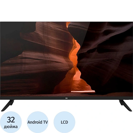 Телевизор BQ 32FS01B, HD ready, смарт (Android)