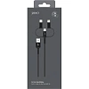 Кабель USB PERO DC-06 3 in 1 (Lightning/micro USB/Type-C), 3А, 1м, черный