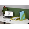 Лоток горизонтальный Attache Bright Colours решетчатый прозрачный желтый