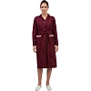 Халат для горничных и уборщиц у01-ХЛ дл.рукав бордо(р.52-54) 158-164