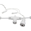 Гирлянда светодиодная Занавес 2х3м 600 LED хол. белый мерц. Ip65 235-211