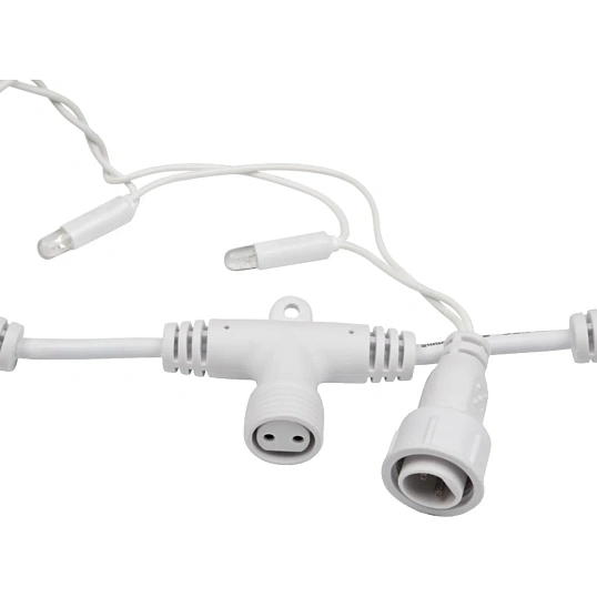 Гирлянда светодиодная Занавес 2х3м 600 LED хол. белый мерц. Ip65 235-211