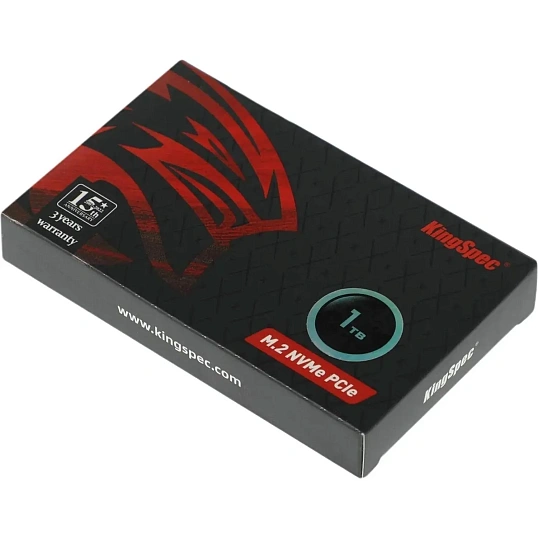 SSD накопитель Kingspec PCIe 3.0 x4 1TB NE-1TB M.2 2280