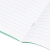 Тетрадь в зеленом офсете 18л.,  линия, штука, внутр.блок 100% белизна