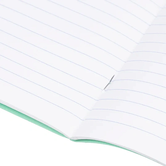 Тетрадь в зеленом офсете 18л.,  линия, штука, внутр.блок 100% белизна