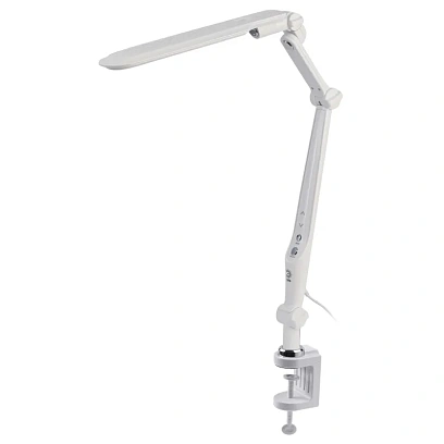 Светильник настольный  ЭРА NLED-496-12W-W светодиодный на струбцине, белый