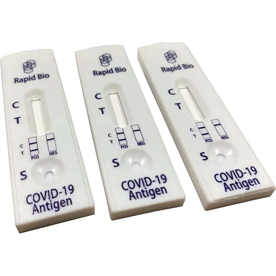 Тест Экспресс на антиген Covid-19 Rapid Bio 20 шт/уп комплект 2/3