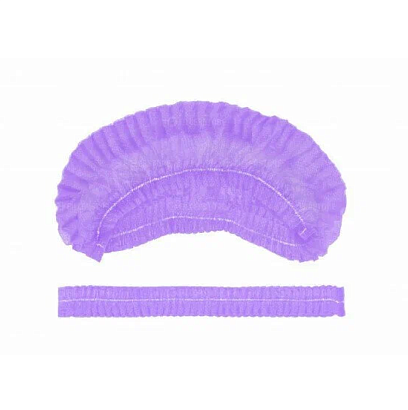 Шапочка 'Шарлотка' (сиреневый) н/с на резинке 50 шт/уп 603-213