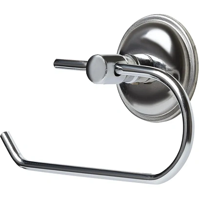 Держатель для туалетной бумаги металлич.хромирован.без крышки