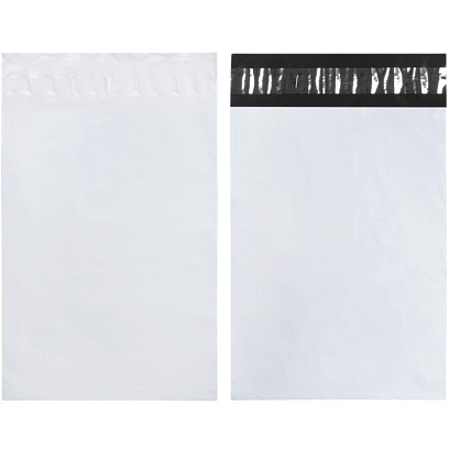 Курьер-пакет без печати, без кармана,360x500+40, 50 мкм (100 шт/уп)