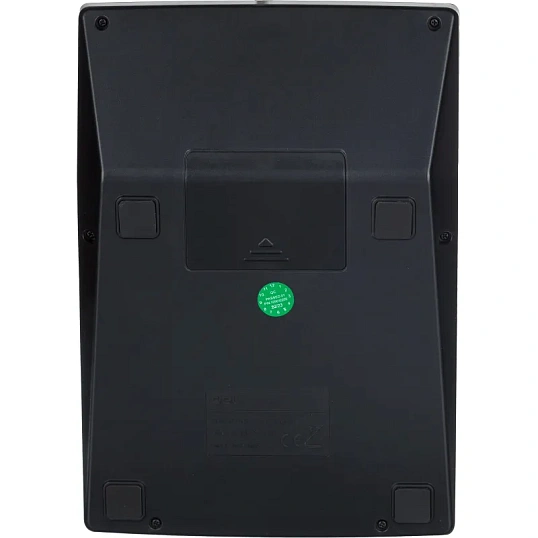 Калькулятор настольный ПОЛНОРАЗМ. Deli EM126,12-р,2стр,дв.пит,182х129мм,чер