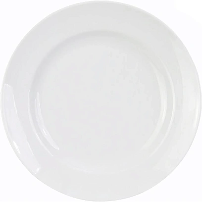 Тарелка мелкая 240мм фарфор белая (4С0170)