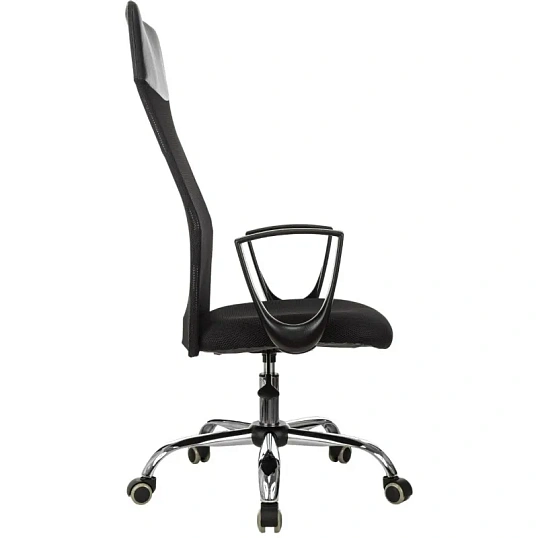 Кресло VB_EChair-510 TW сетка/ткань черный хром